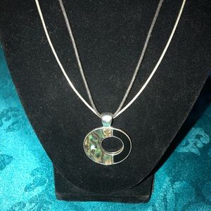Vintage Abalone Necklace